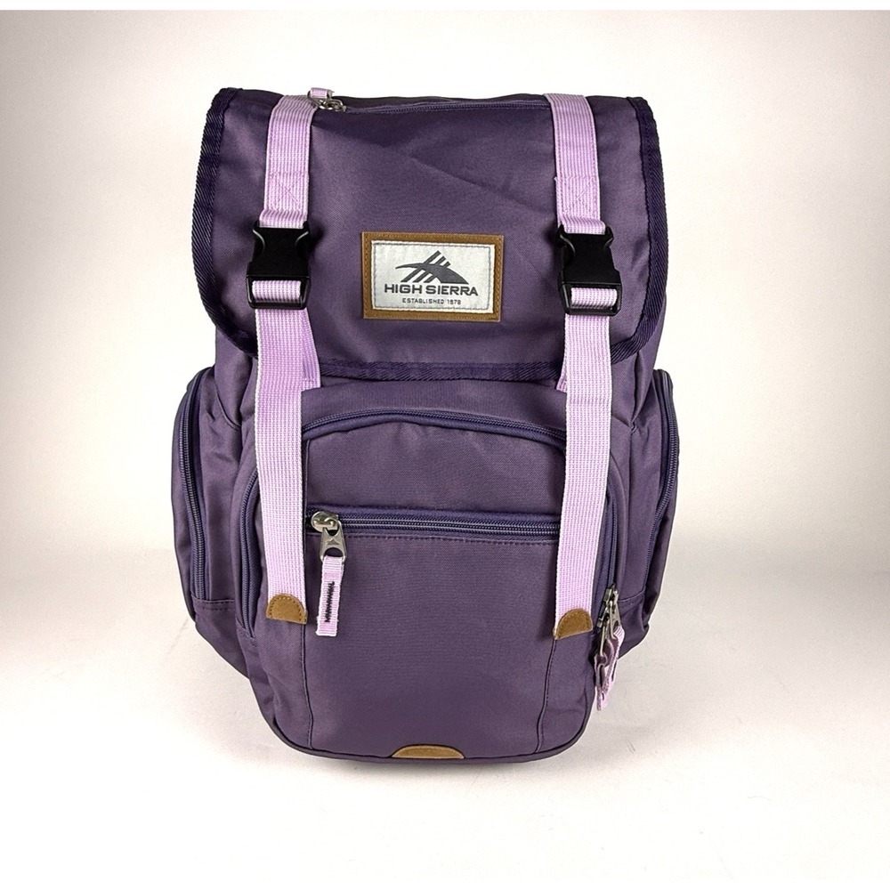 High Sierra Drawstring Top Purple Backpack